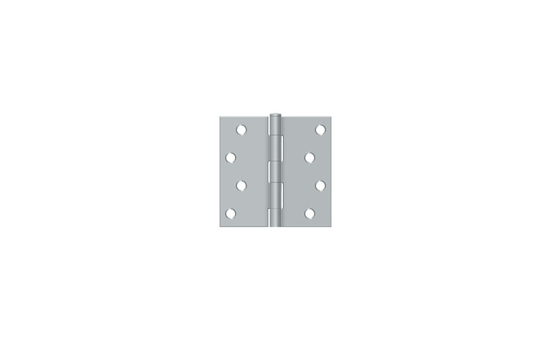 Steel Hinge, Brushed Chrome