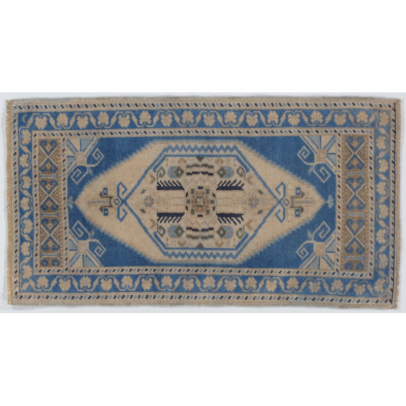 Wool Area Rug in Blue