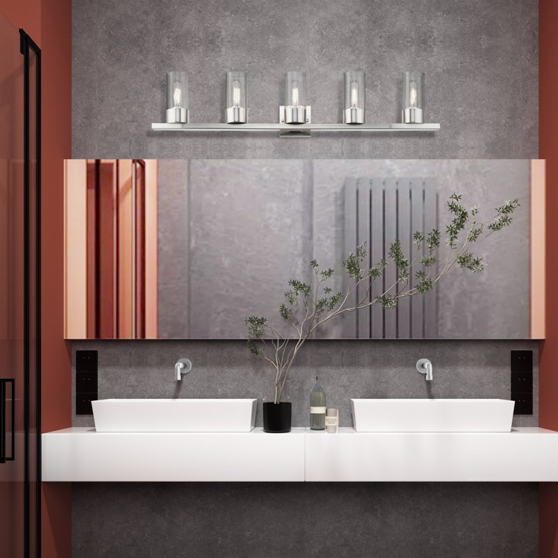 Asenet 5 - Light Dimmable Vanity Light, Brushed Nickel
