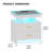Modern Led Nightstand With Wireless Charging, Usb Ports, And Auto-sensing Light – Smart Bedside Table With Storage Drawers-1645675291