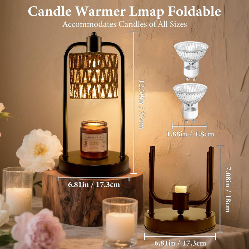 Candle Heating Lamp With Timer