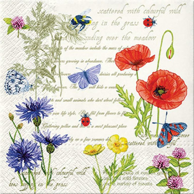 Ensemble de 20 serviettes de table style rétro