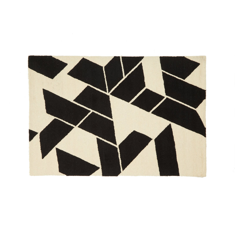 Geometric Flatweave 240cm X 150cm Area Rug, Rectangle 120 x 180 cm