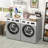 Washer Dryer Countertop Stainless Steel Topper with Edge for Laundry Room Storage and Organization