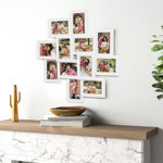Bryleigh 12 Slot Wood Collage Picture Frame