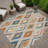 Machine Washable Indoor/Outdoor Aten ACN2331 Diamond Rug-1563189869