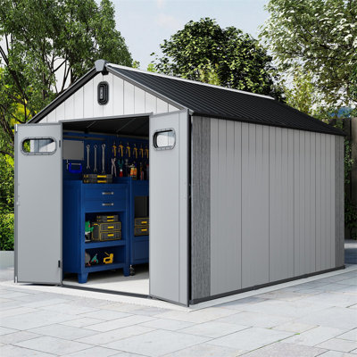 8x14Ft Resin Outdoor Storage Shed