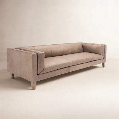 Bernadette 88.2'' Genuine Leather Sofa