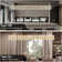 80-Light 72"L Dimmable Square / Rectangle Crystal Cup Chandelier with Crystal Accents(Bulbs Included)