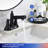 Two-Handle 4" Centerset Pull-Out Bathroom Faucet-102742831