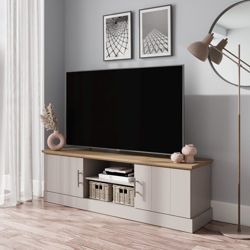 Brielle TV Stand for TVs up to 65", Grey