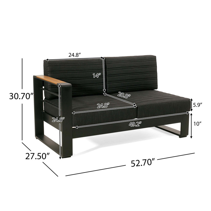 Sofa Set With Stylish Design, Left Hand Return