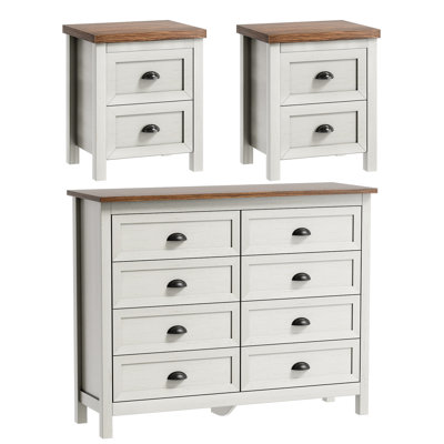 Rilynn 3 Piece Bedroom Set, And 2 Nightstands