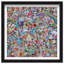 Oliver Gal Katy Hirschfeld - KidsBop Bright - Luxury Shadowbox Framed Wall Art-861132706