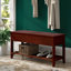 Carlia Solid Wood Storage Bench-27092005
