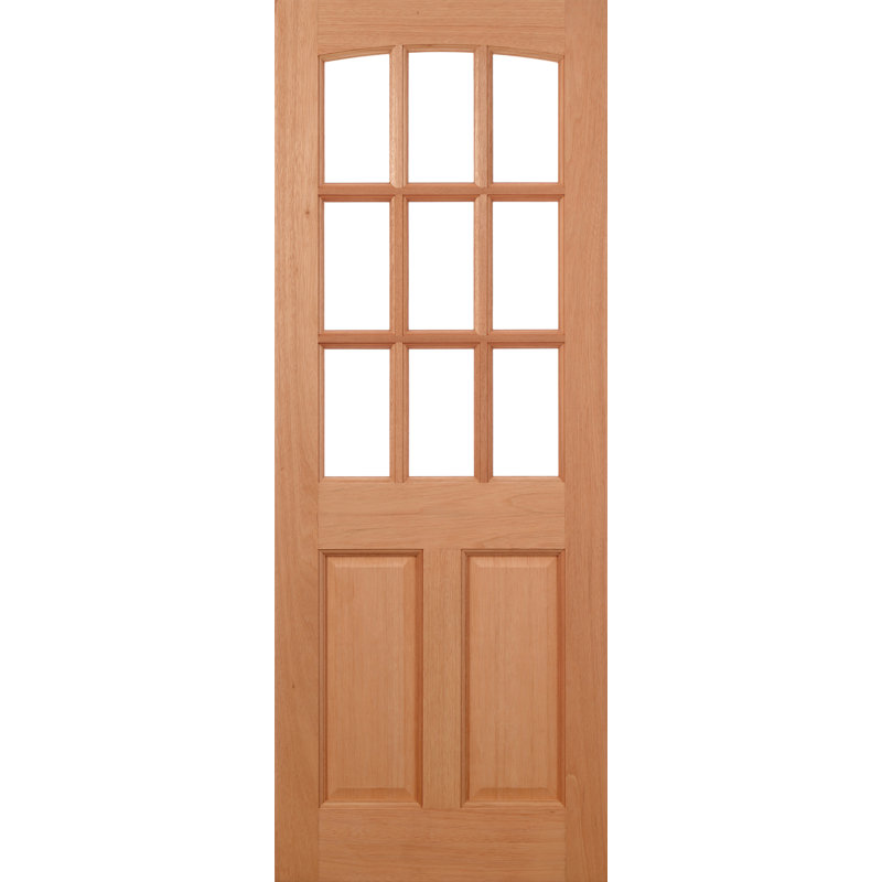 Georgia Unglazed Hardwood External Door, 198.1 cm H x 76.2 cm W x 4.4 cm D