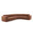 Jacobi Minimore Modern Style 142.5" W Marigold L Shape Type2 6S Sofa-188602006