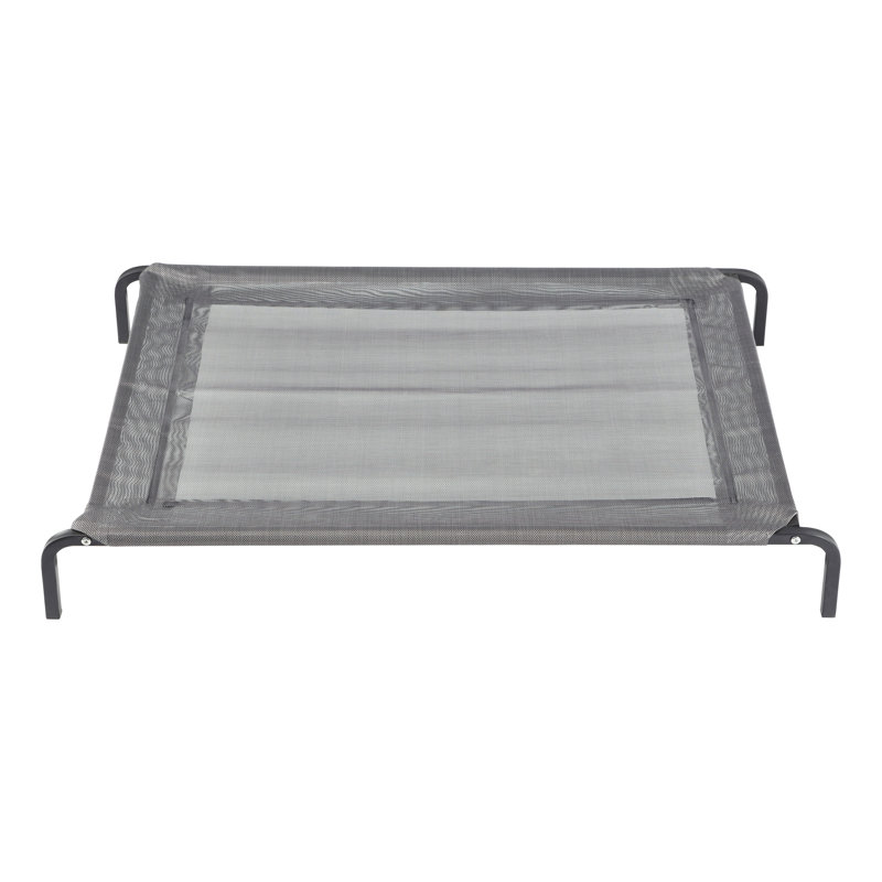 Ashly Coated Steenless Steel Pet Bed, Medium (106cm W x 62cm D x 15cm H)