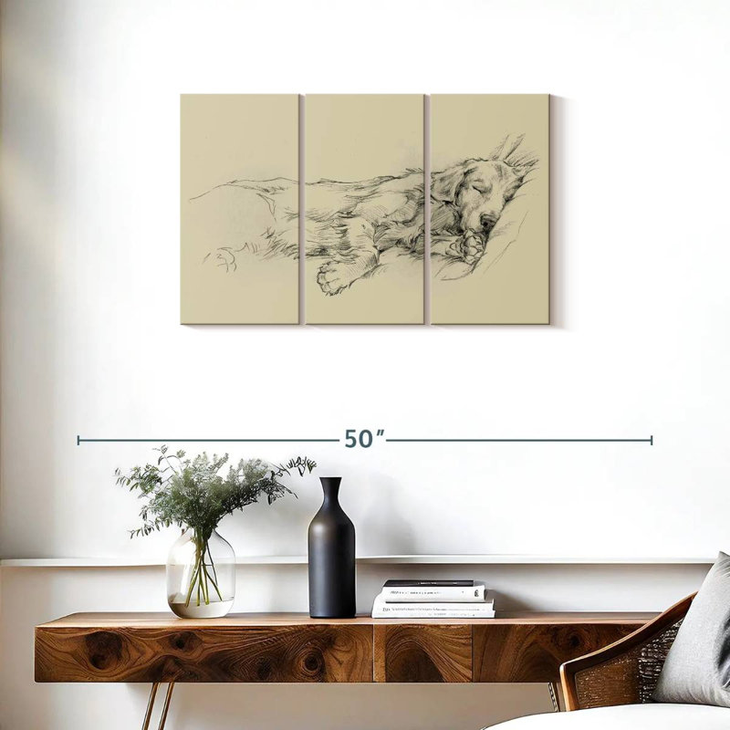 Brampt Dog Days I, 20" H x 33" W