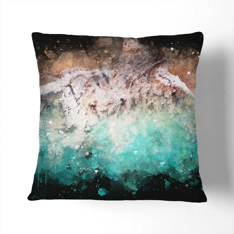 Square Cushion, 40cm H x 40cm W x 15cm D, Stone