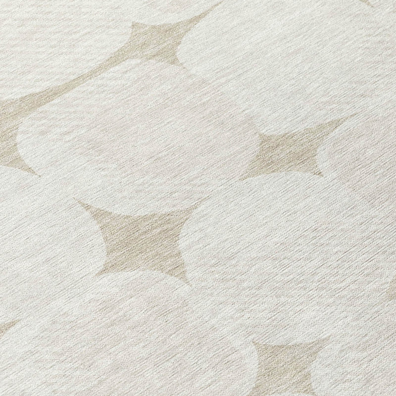Tapis intérieur / extérieur mâle avec envers antidérapant, Rond 8 pi