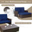 Arianit 65'' Wide Straight Steel Loveseat with Cushions-1670032802