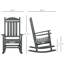 Chaise berçante d'extérieur 2 pièces Outsunny (excluant la table)