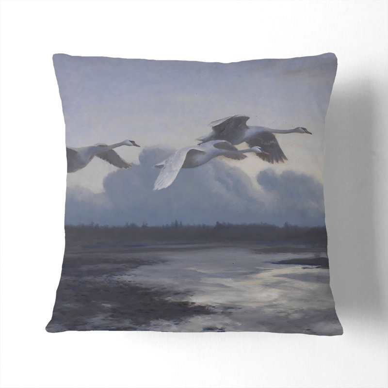 Square Cushion, 55cm H x 55cm W x 20cm D, White