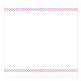 Signature Collection Rosy Check Shower Curtain