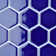 Metro Ion 2" Hex 11-1/8 In. X 12-5/8 In. Porcelain Mosaic Tile