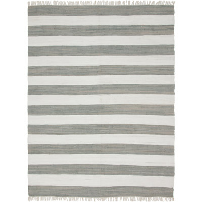 Rinker Cotton Striped Indoor Rug