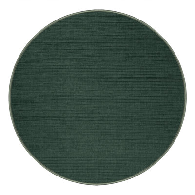 Tapis vert uni lavable à la machine