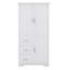 Armoire de rangement spacieuse et grande capacité avec portes, parfaite pour la salle de bain ou le bureau, avec trois tiroirs-110790776