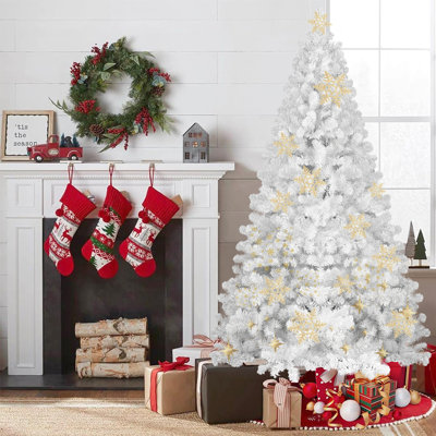 Arbre de Noël en PVC floqué neige