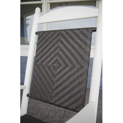 Ensemble de chaises berçantes tissées POLYWOOD 3 pièces Jefferson