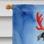 Drapeau de Noël maison de renne-112702180