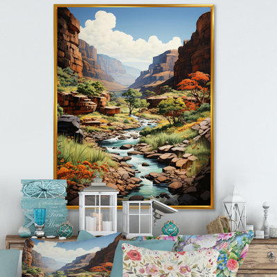 Canyon Canyon Serenading Shadows Landscape II - impression