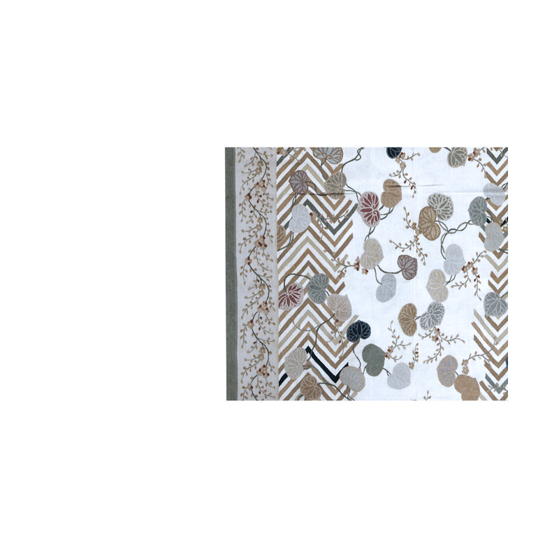 Tapis ivoire et gris noué à la main de haute qualité