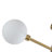 3-Light Glass Semi Flush Mount-1555562305