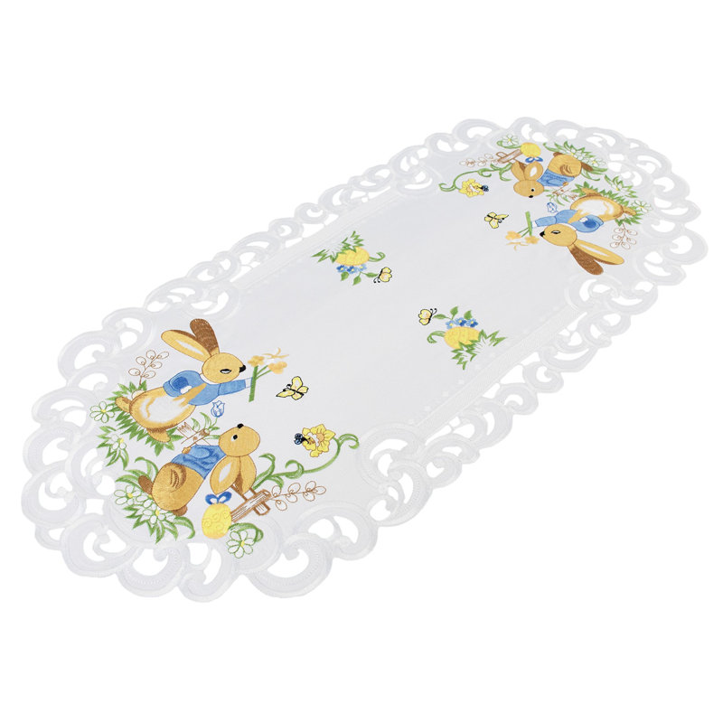 Chemin de table Lillimai, P 34 po x L 14 po