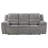 Rodden Chenille Upholstered Reclining Sofa Gray