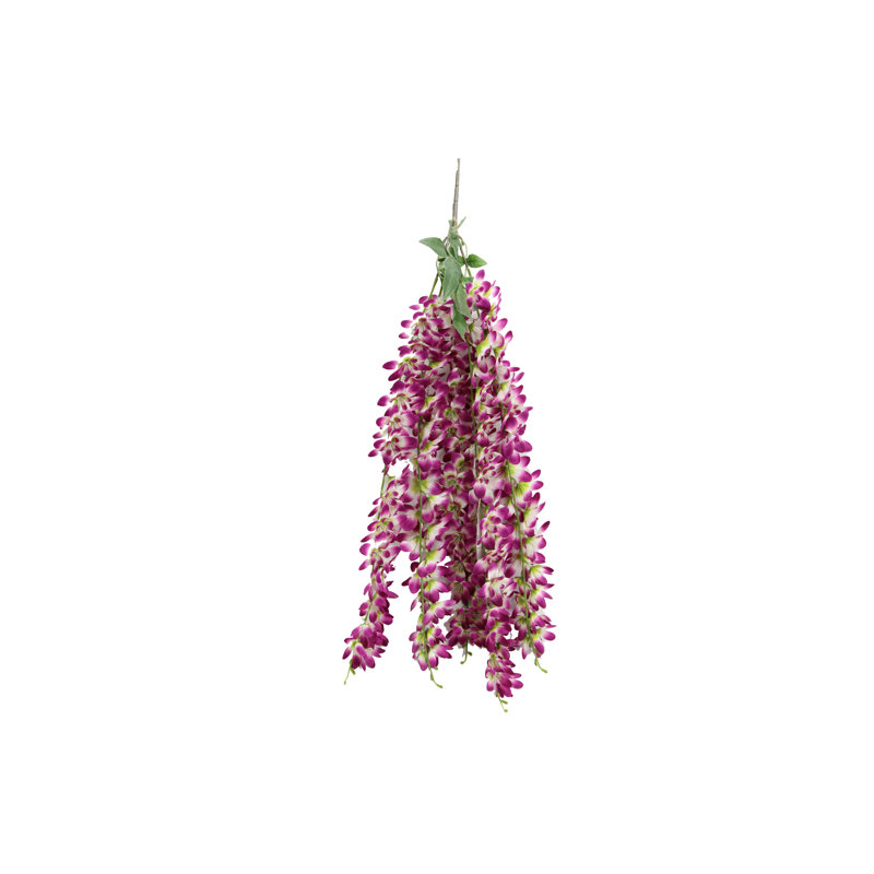 Douille de wisteria artificielle suspendue, Mauve