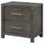Table de chevet 2 tiroirs Herndon
