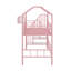 Lit mezzanine simple en métal avec toit-577420963