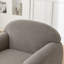 Chaise d'appoint rembourrée avec accoudoirs ronds Deivi-1632049340