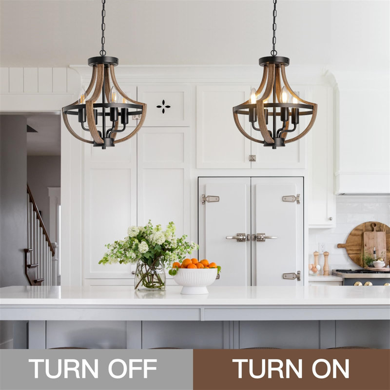 4-Light Empire Chandelier