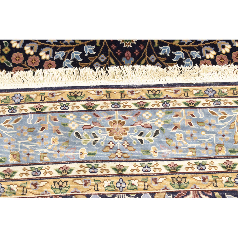 Tapis traditionnel bleu marine Deklan