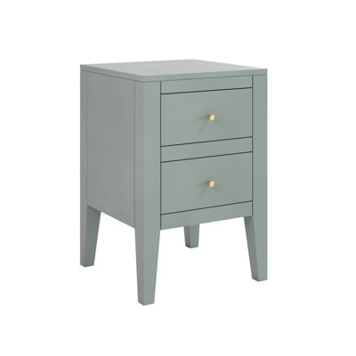 Owens 40cm W Solid + Manufactured Wood Bedside Table