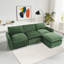 Canapé modulaire rembourré 100 po en chenille avec rangement 100 po-264948349