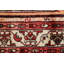 Tapis décoratif en laine de conception unique noué à la main de couleur rouge Hamedan de 4 pi 2 po x 6 pi 7 po Caillan